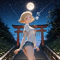 星空がキレイだね(^o^) 2枚目