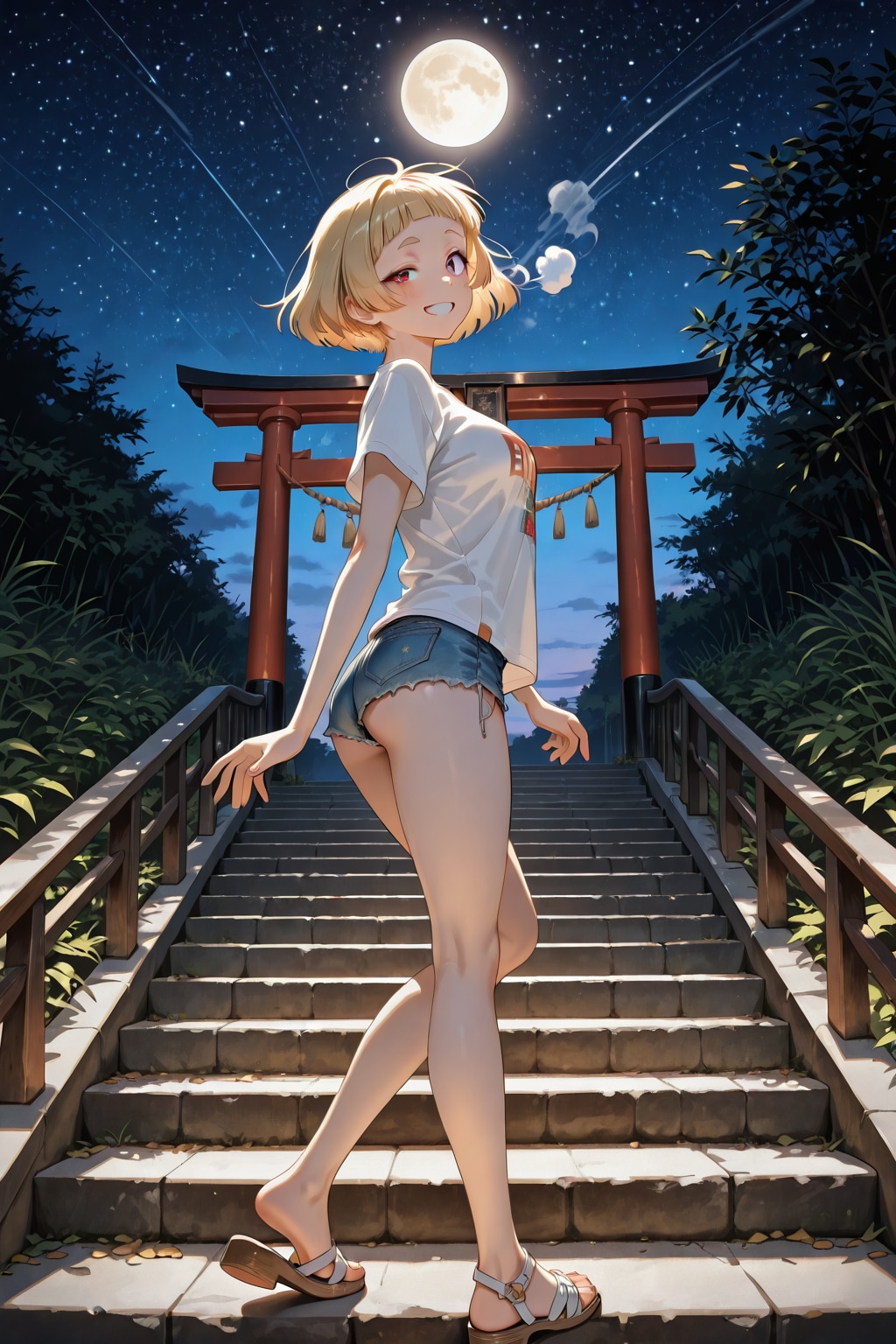 星空がキレイだね(^o^)
