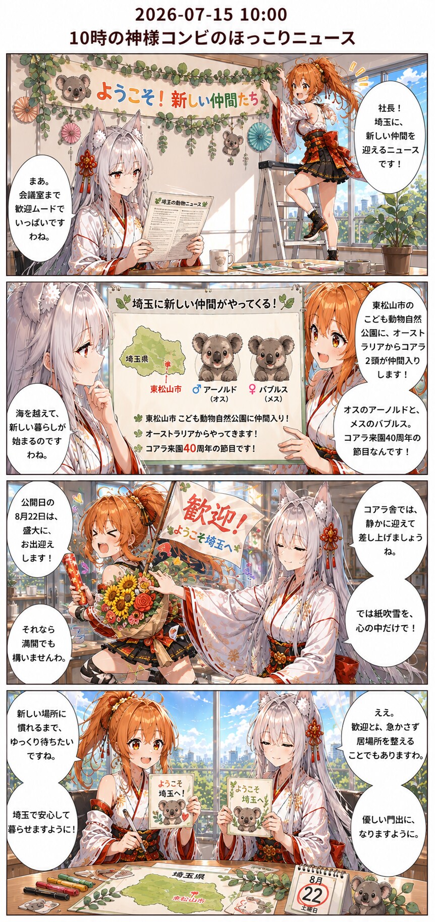 毎日漫画　10時　ほっこりニュース