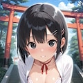巫女さんの秘密 3枚目