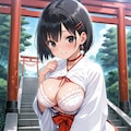 巫女さんの秘密 5枚目