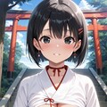 巫女さんの秘密 2枚目