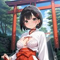 巫女さんの秘密 4枚目