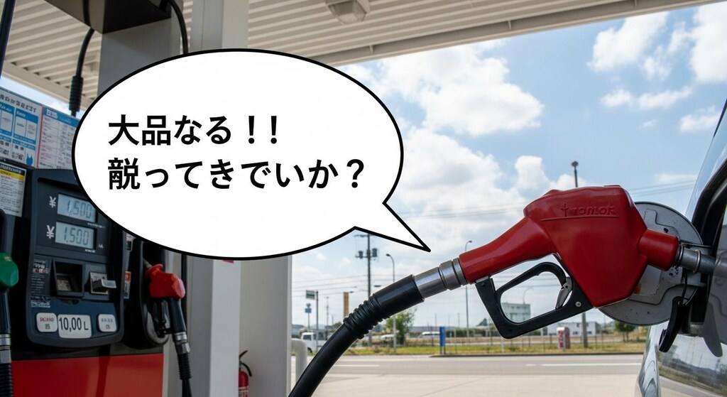 今日は給油機に喋らせてみた