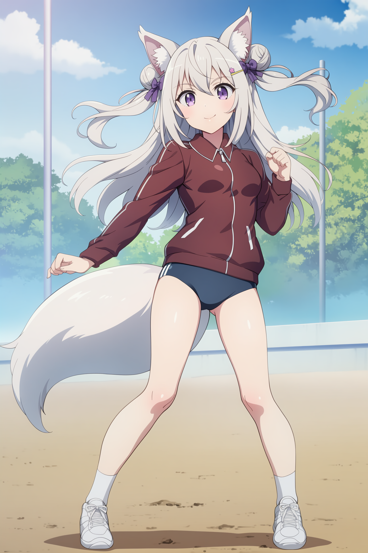 ジャージ+ブルマなケモミミさん