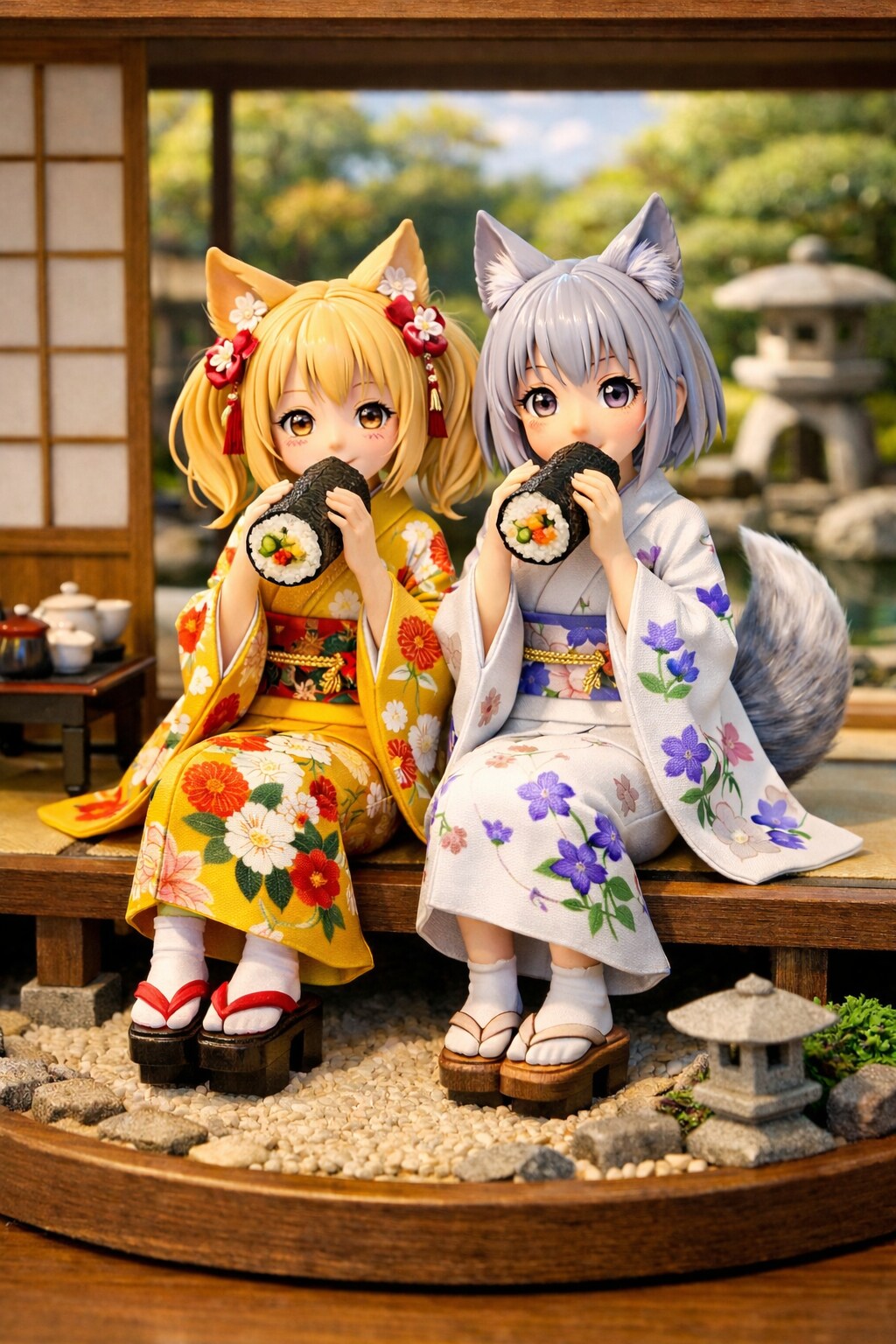 恵方巻ふぉくしーガールズのフィギュア化