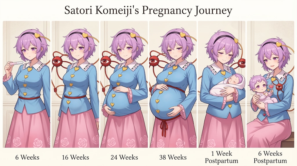 さとりの日 ボテ腹成長表