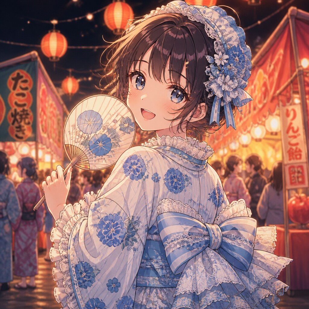 大正娘、氷菓の夜