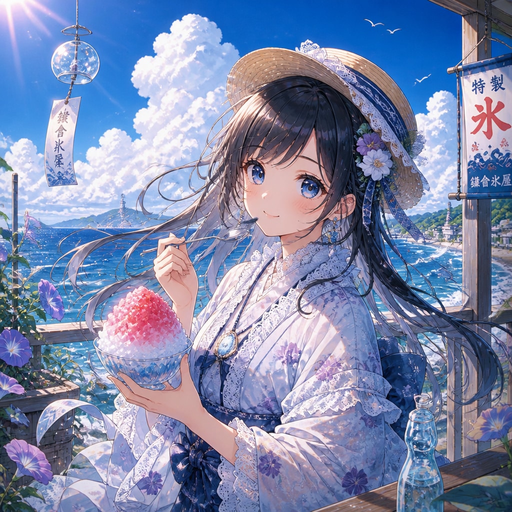 大正娘、氷菓の夜