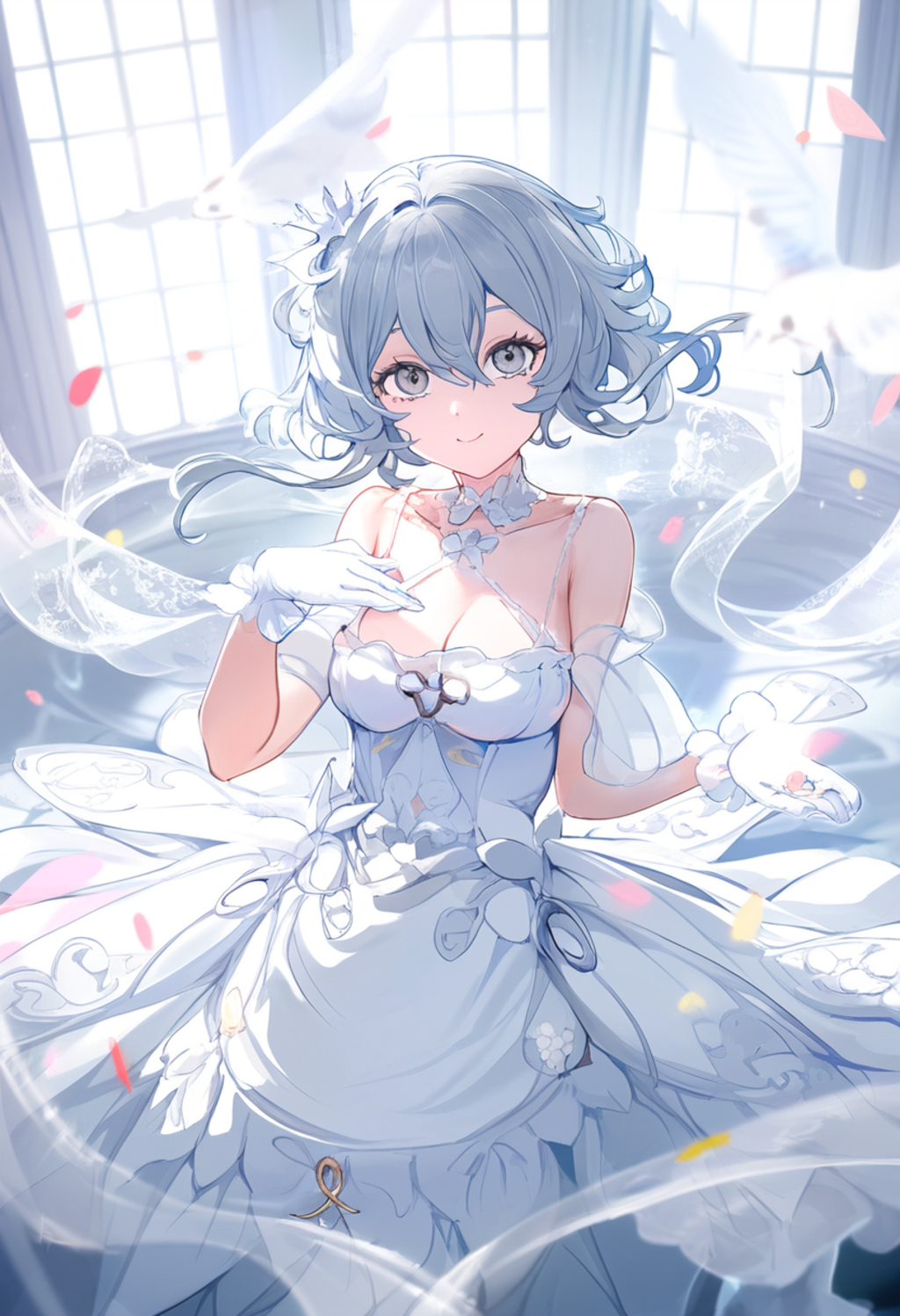 白いドレス