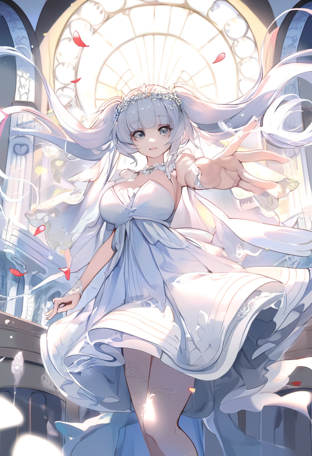 白いドレス