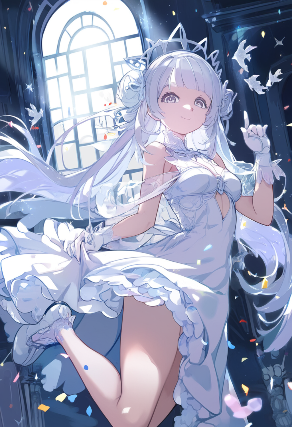 白いドレス