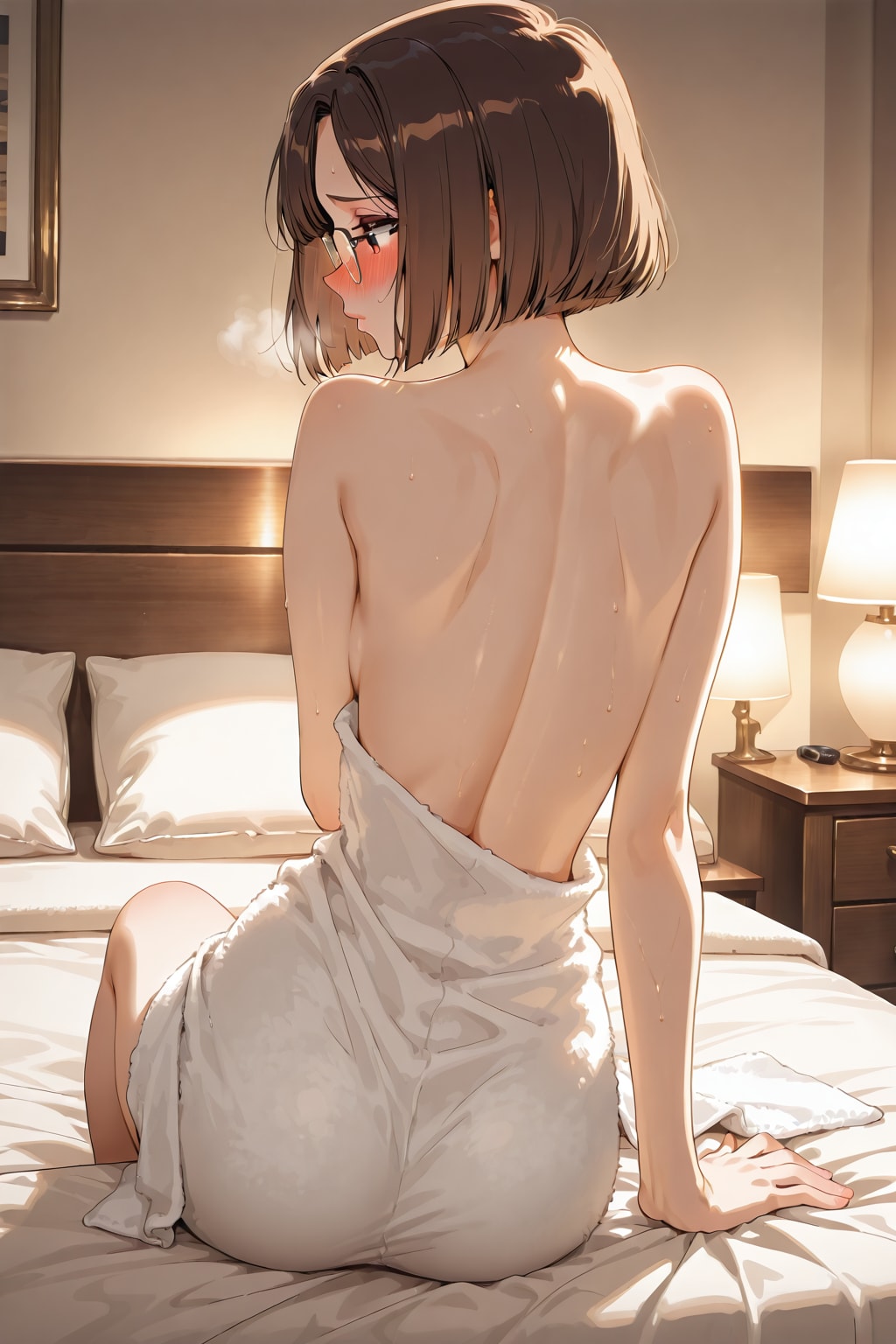 ほら、アンタの番…。さっさとシャワー浴びてきなよ