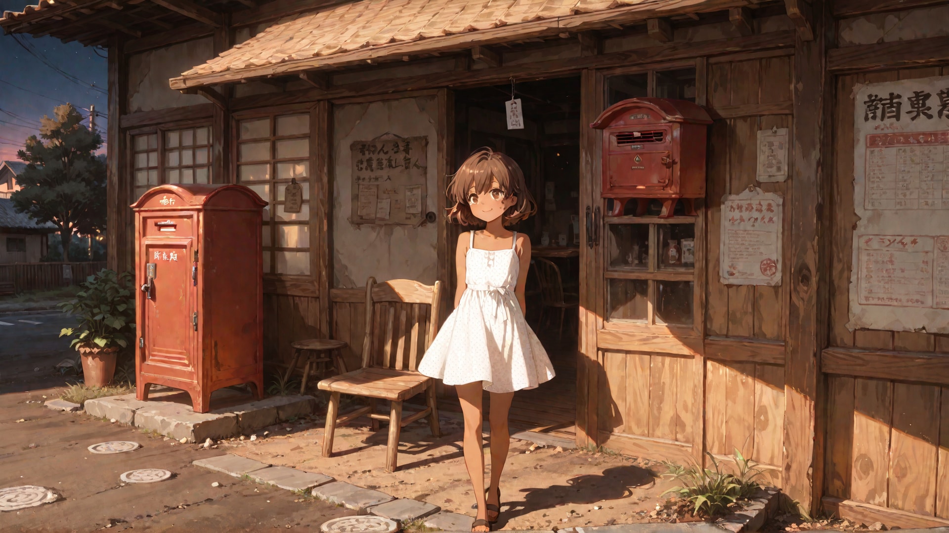 町の夕暮 | の人気AIイラスト・グラビア