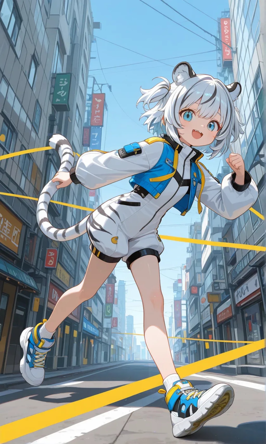 ホワイトタイガー娘ちゃん命名「凛虎(リコ)」ちゃん🐯