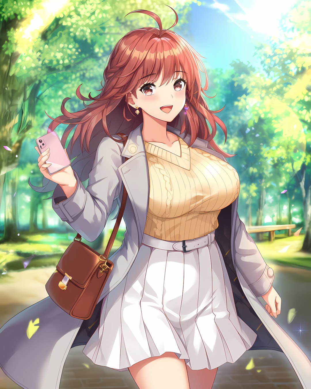 🌸春待ちスプリングコート✨ノノカの爽やか通勤 | の人気AIイラスト・グラビア