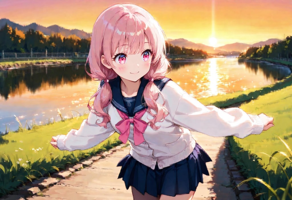 オリジナルキャラのアマネちゃんです