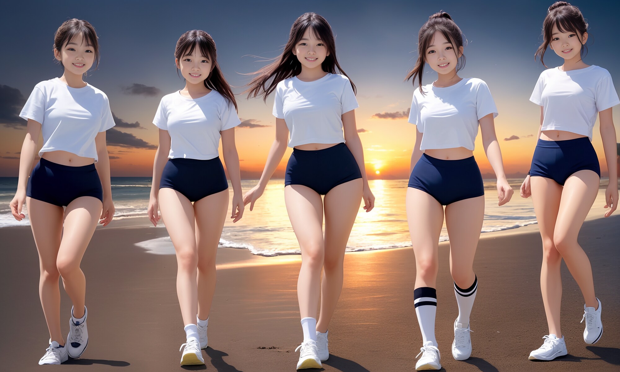 夏合宿（日没）