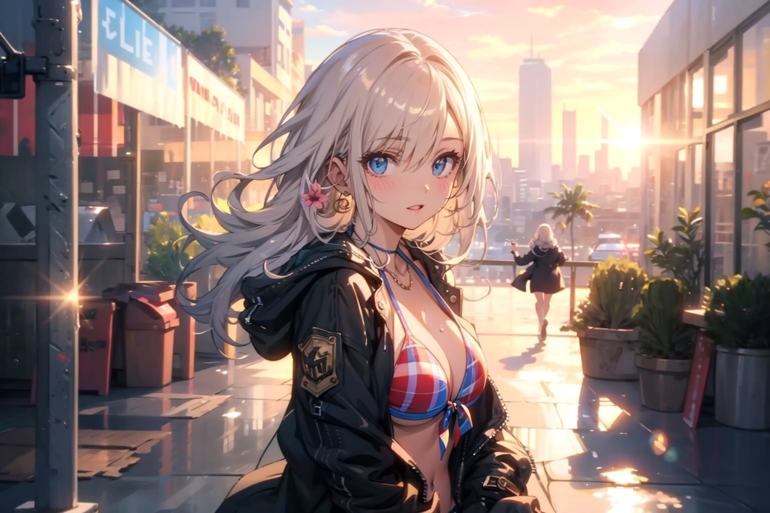 夕暮れ