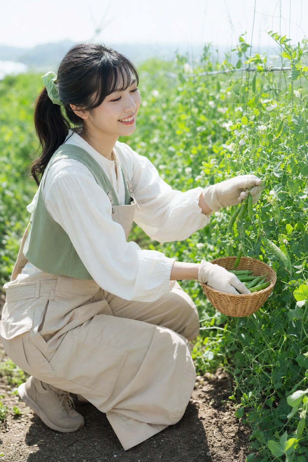 緑のトンネルから、おいしい贈り物。