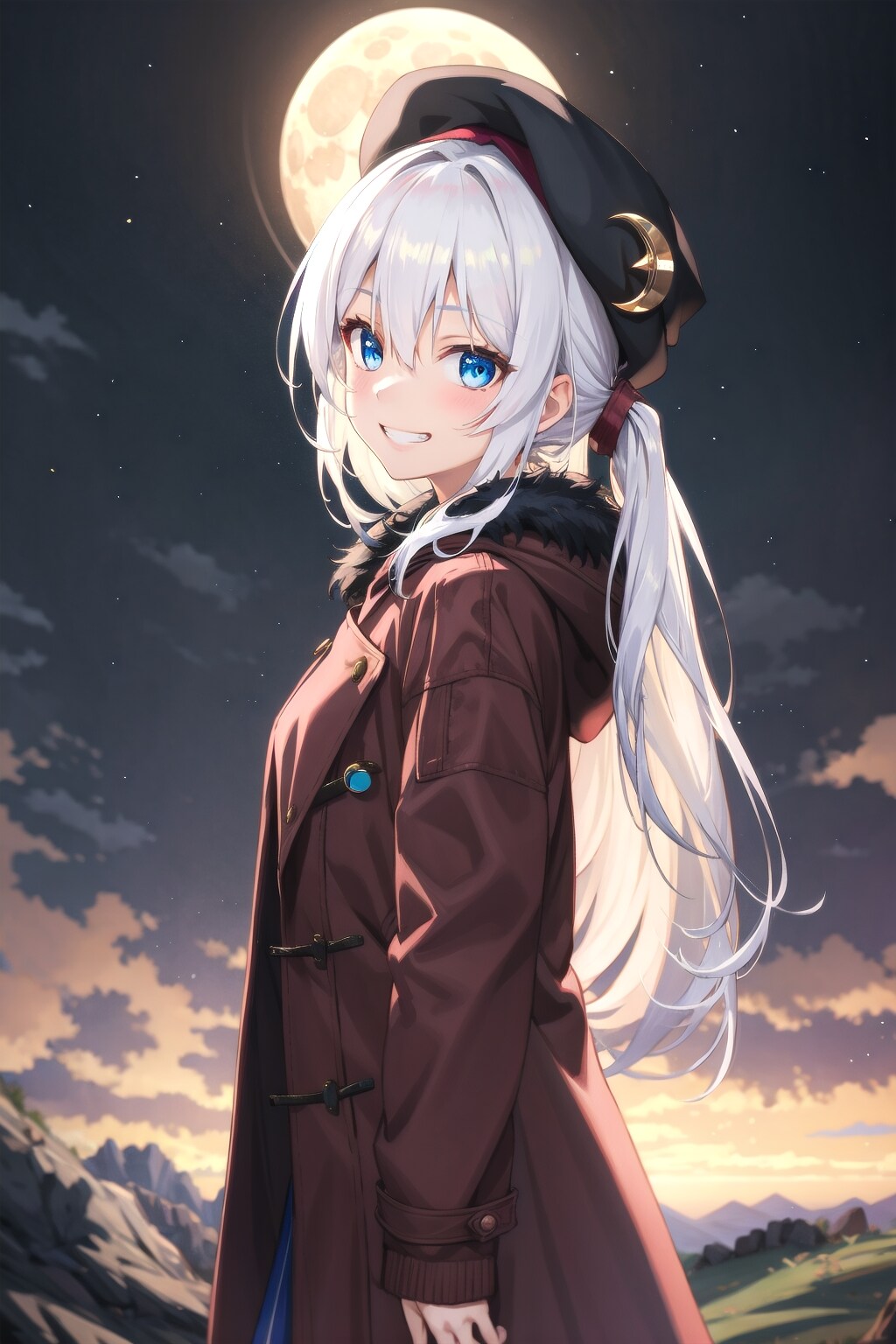 凄い満月だね | の人気AIイラスト・グラビア