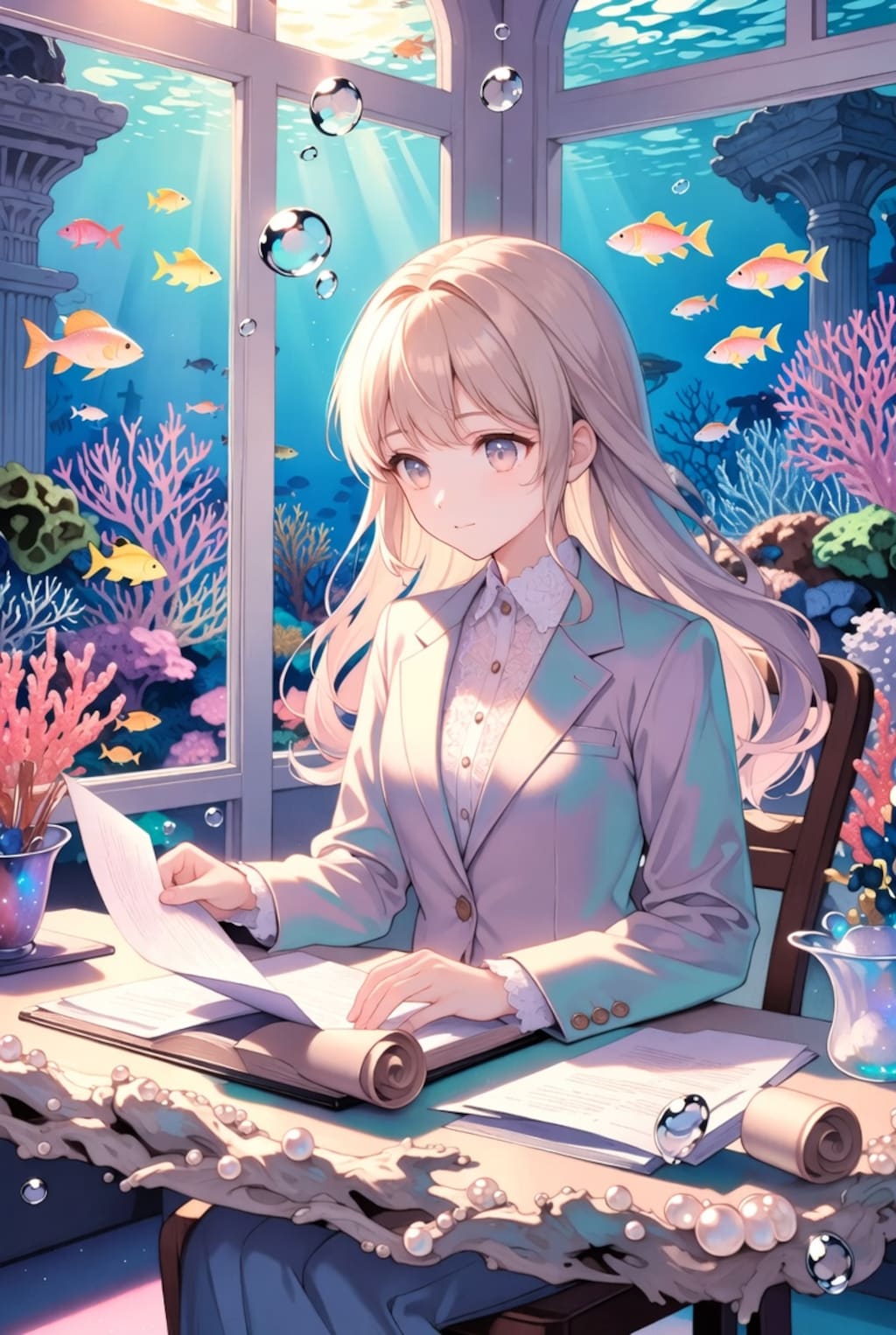 海の中のオフィス