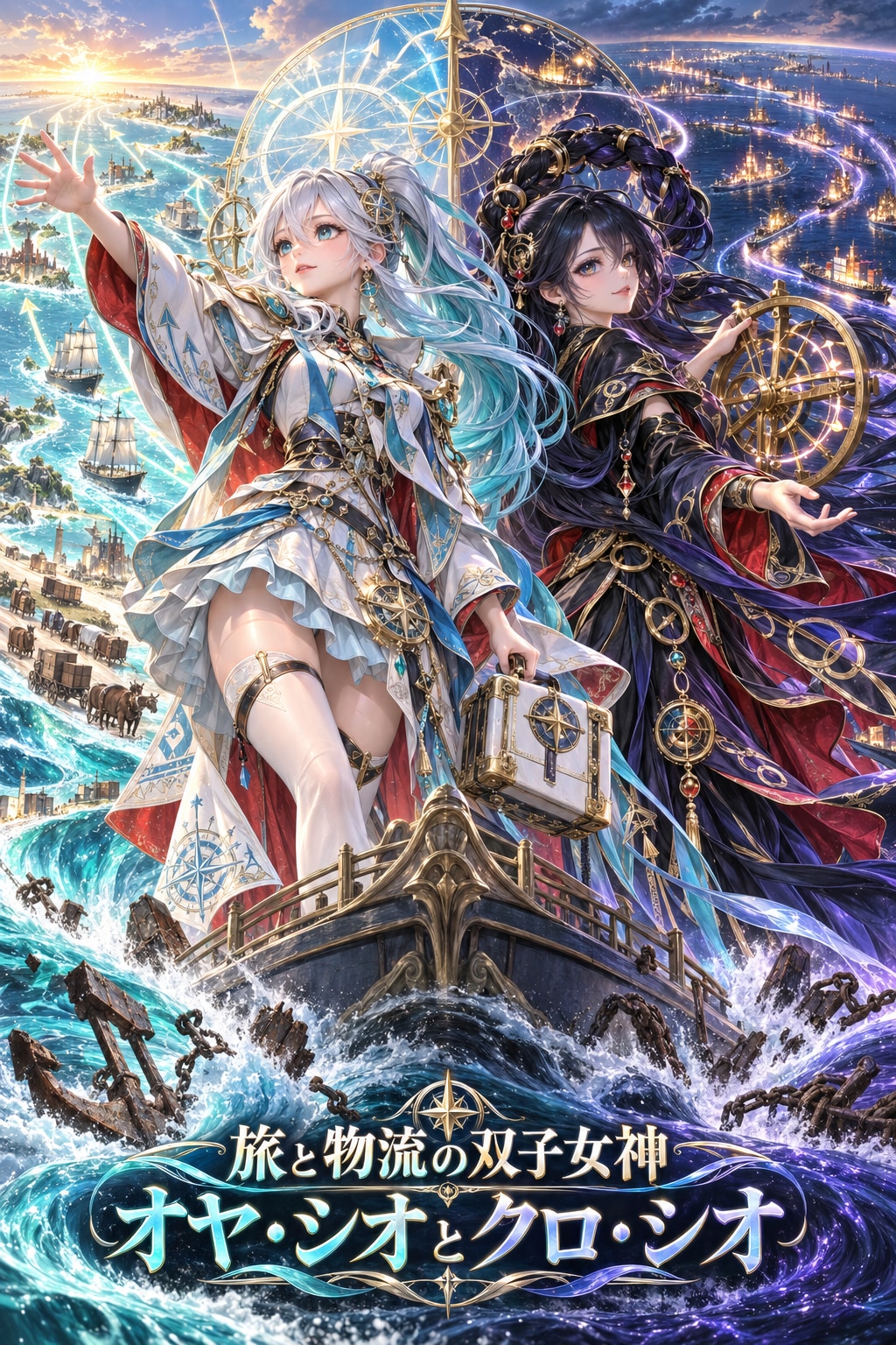 海の女神たち。