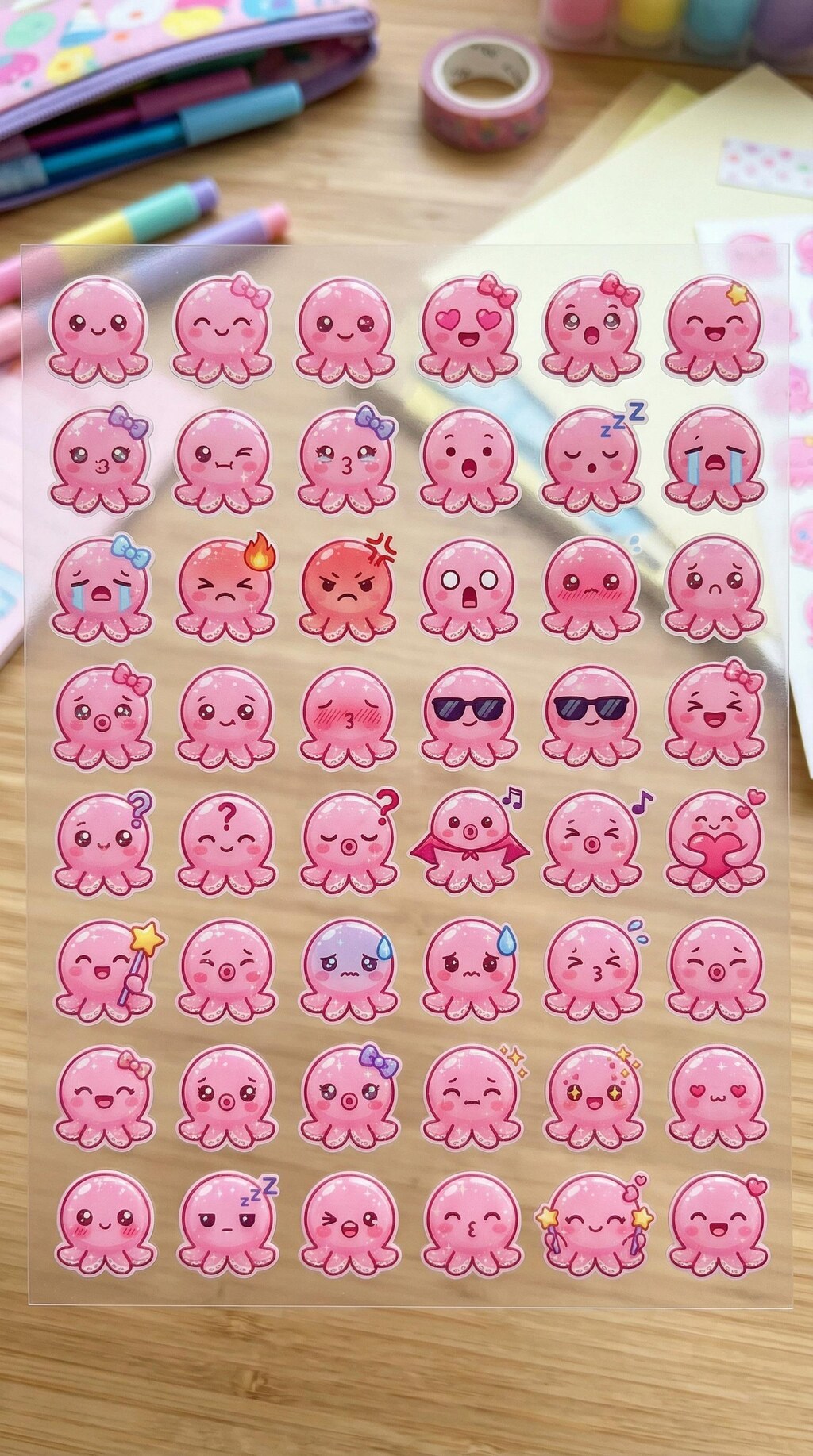 マロロンのぷっくりシール