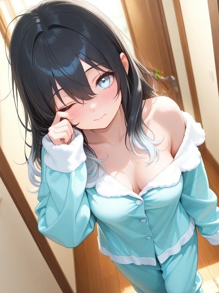 寝起きの幼なじみ