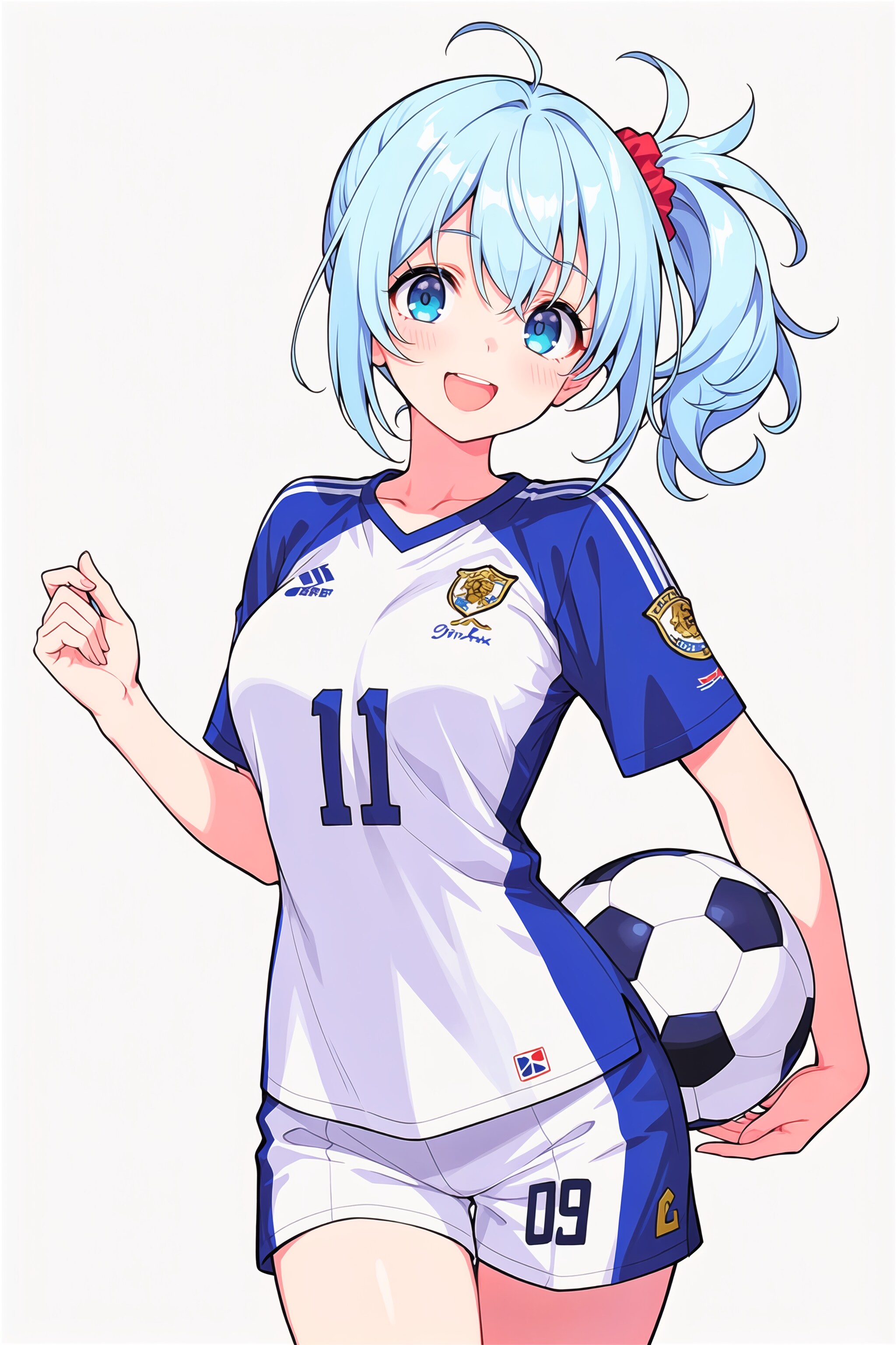 サッカーユニフォーム女子