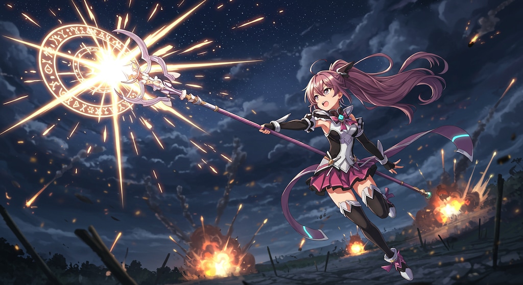 戦う魔法少女！