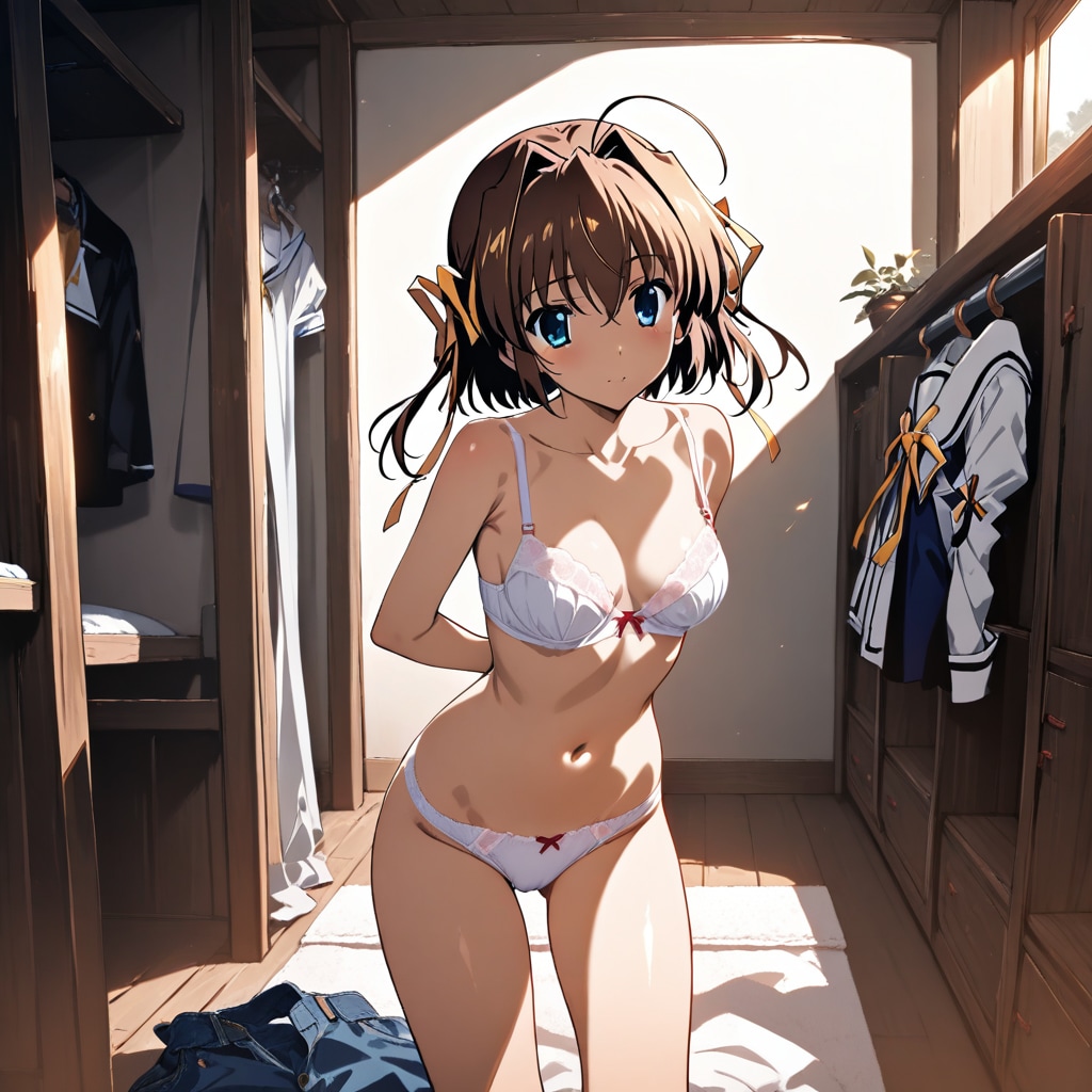 朝倉音夢着替え中