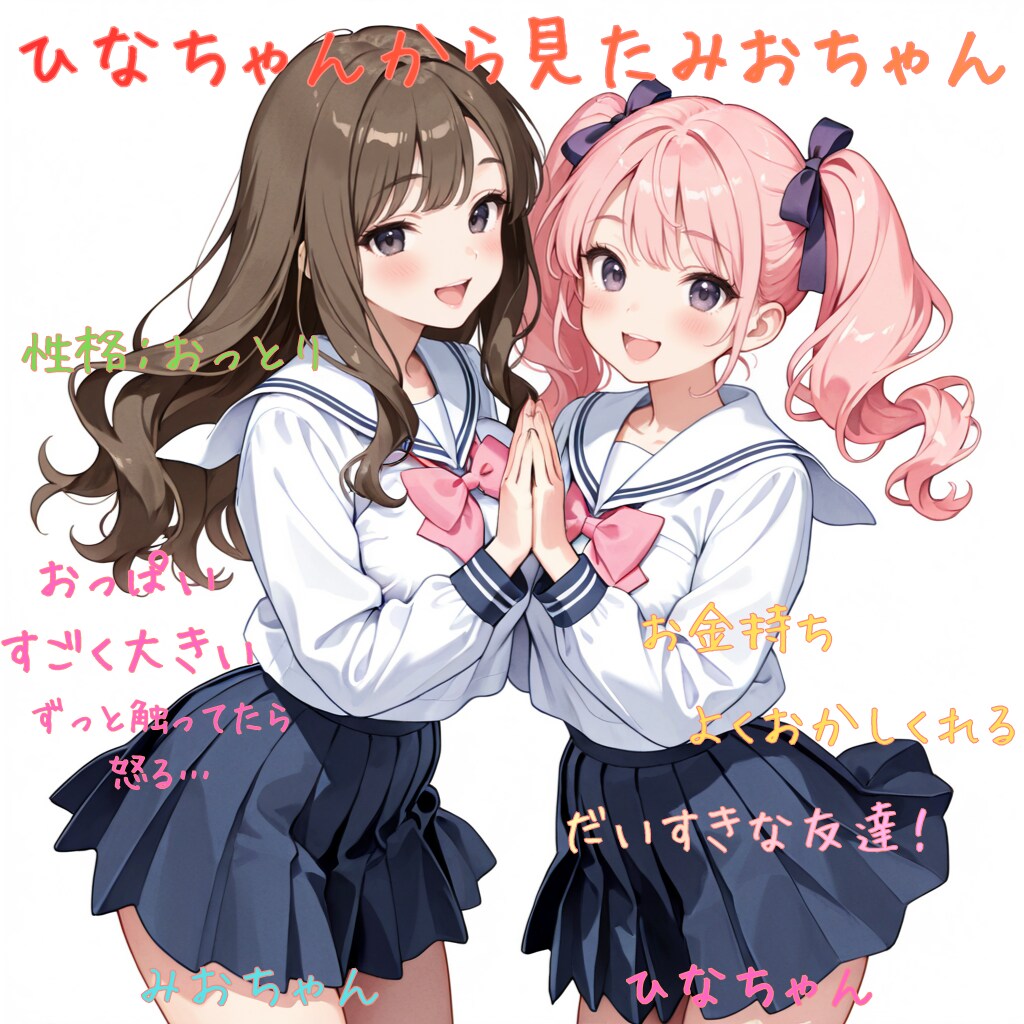 ひなちゃんから見たみおちゃん