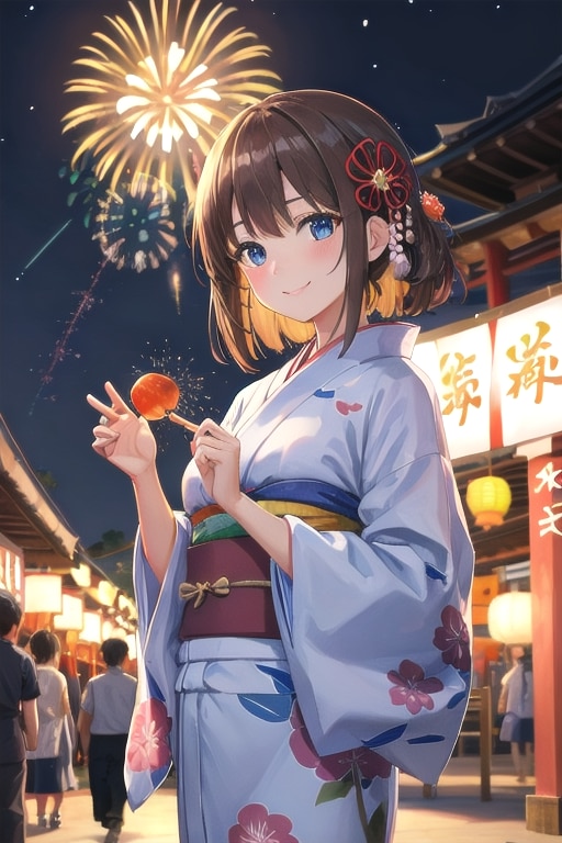 夏祭り | の人気AIイラスト・グラビア