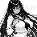モノクロ香織姉ちゃん 3枚目