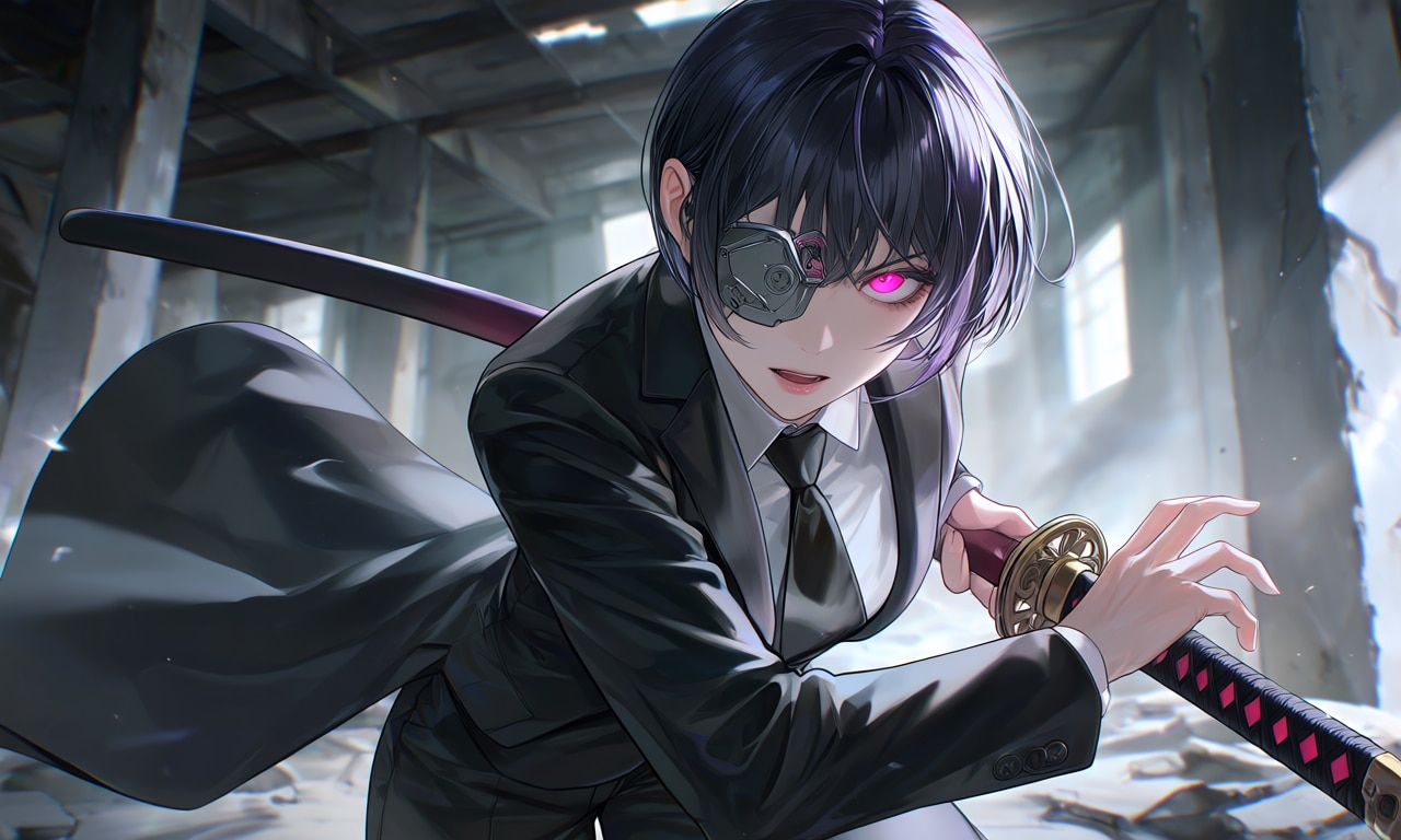 黒髪ショート
