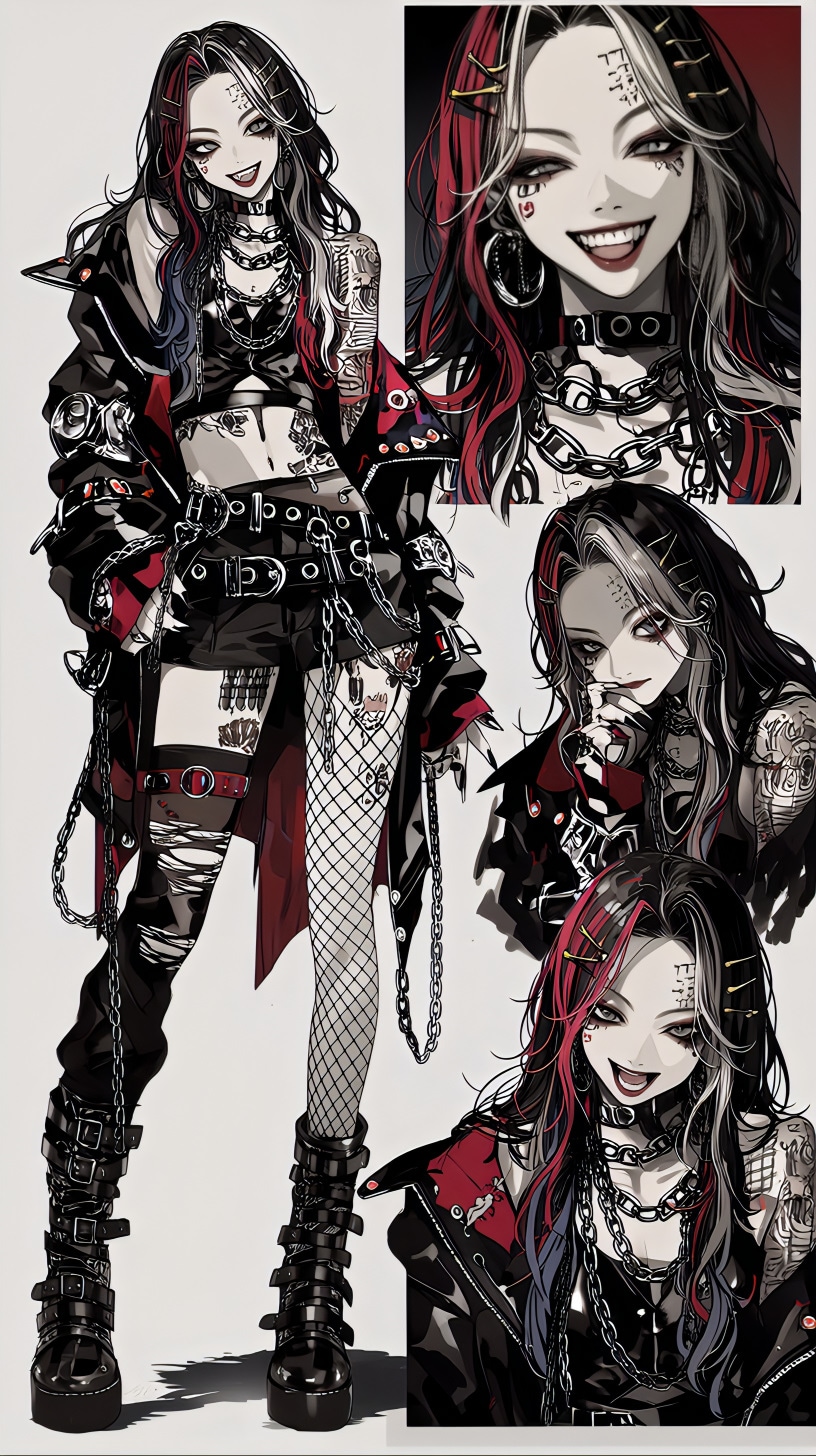 PUNKな君 | の人気AIイラスト・グラビア