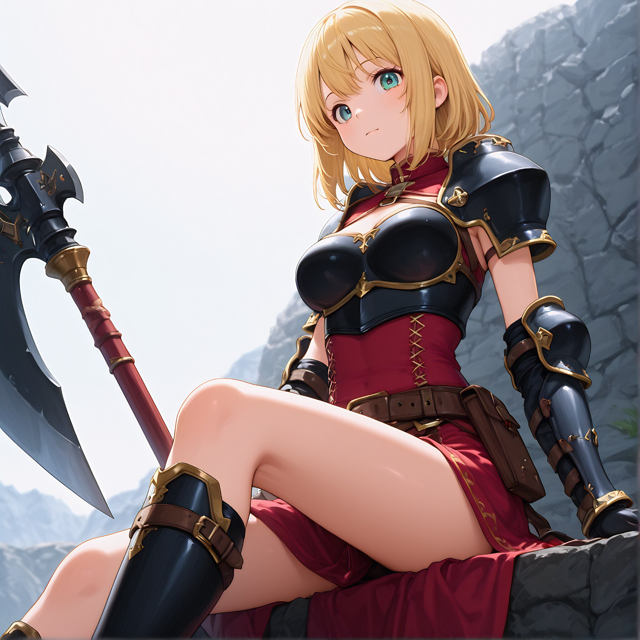 ハルバード女性のテスト