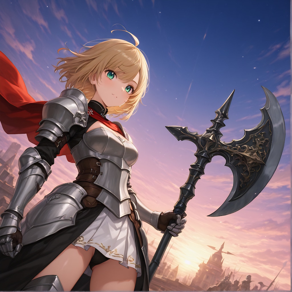 ハルバード女性のテスト