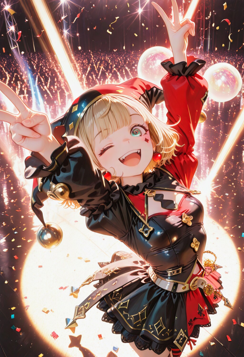 ハロウィン③ - ピエロ担当／マイクパフォーマンス -