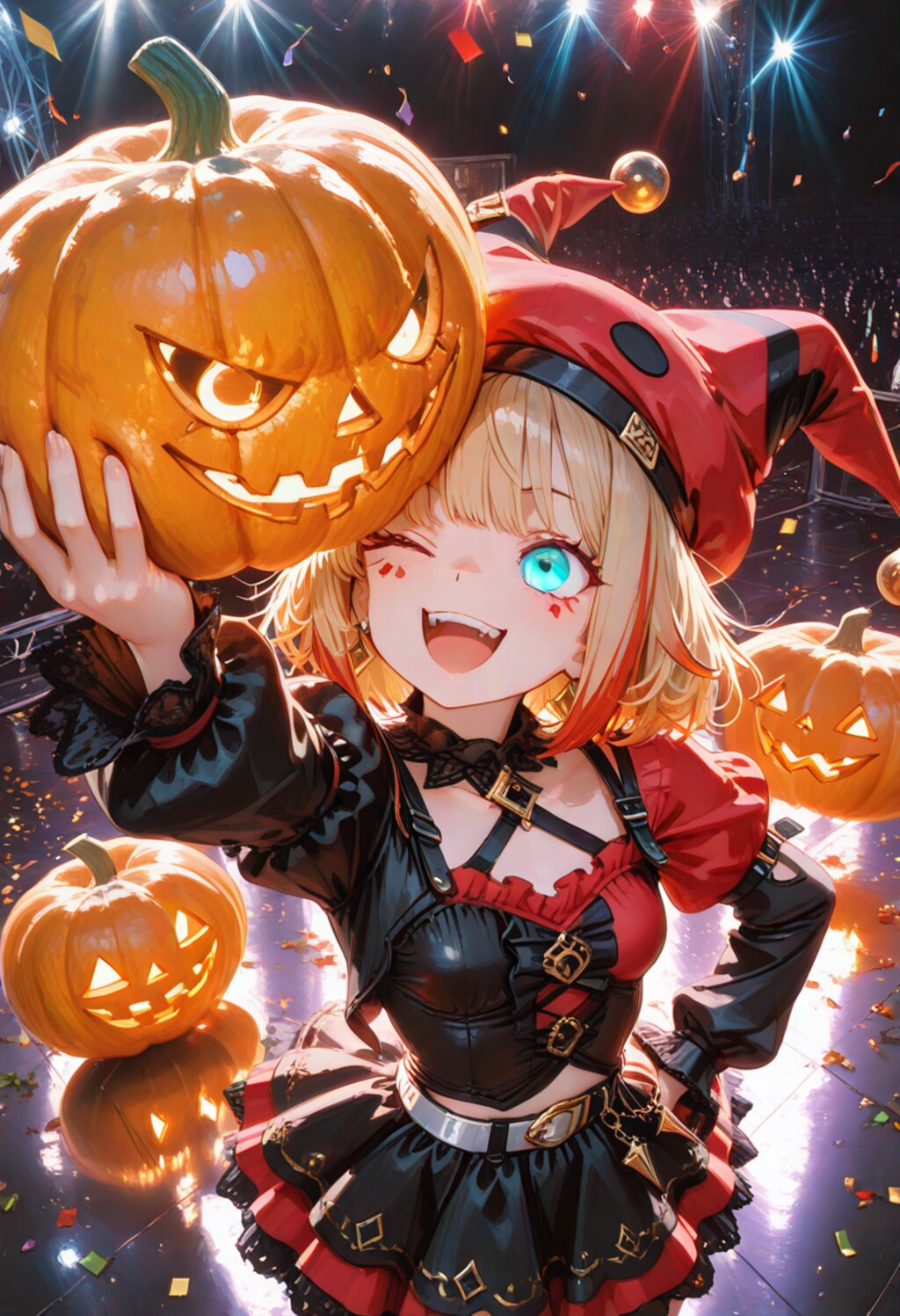 ハロウィン③ - ピエロ担当／マイクパフォーマンス -