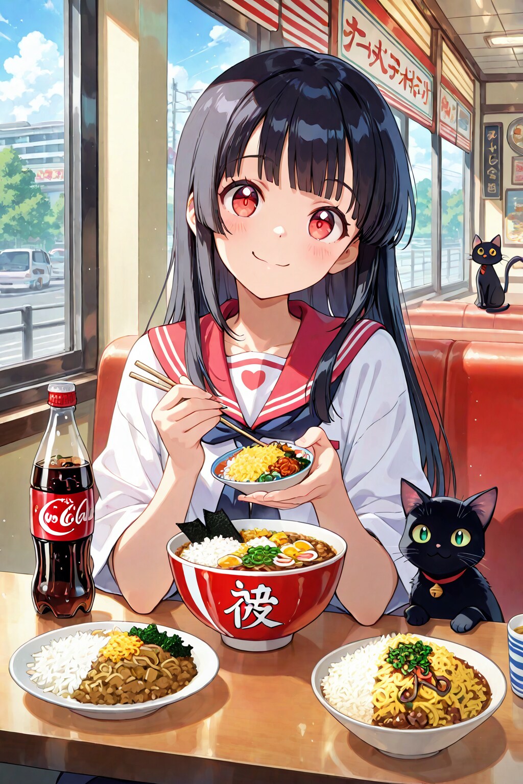 中華飯店の彼女と黒猫