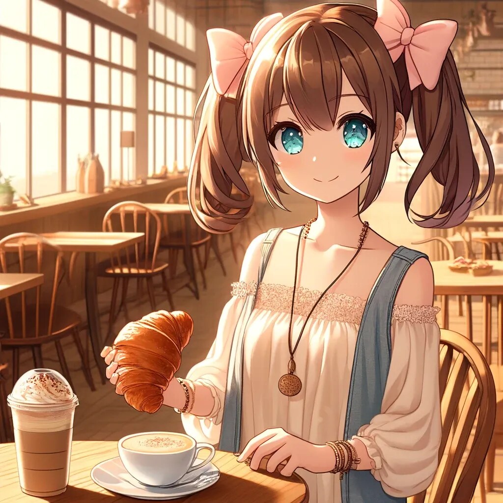 コロネを食べる
