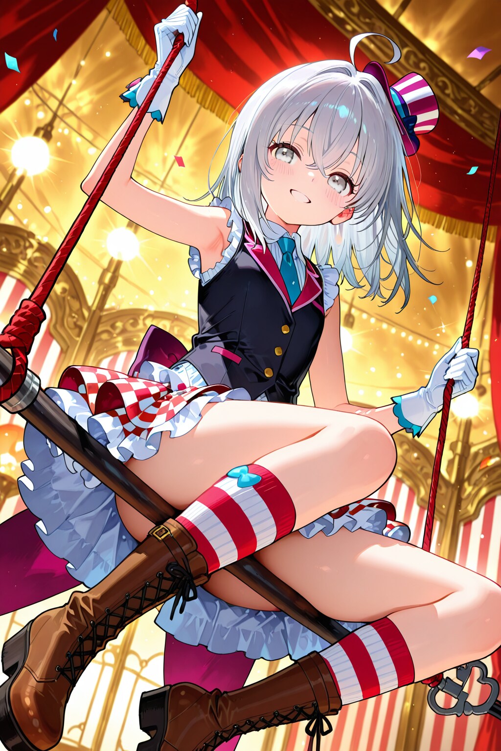 開幕を告げる雪乃