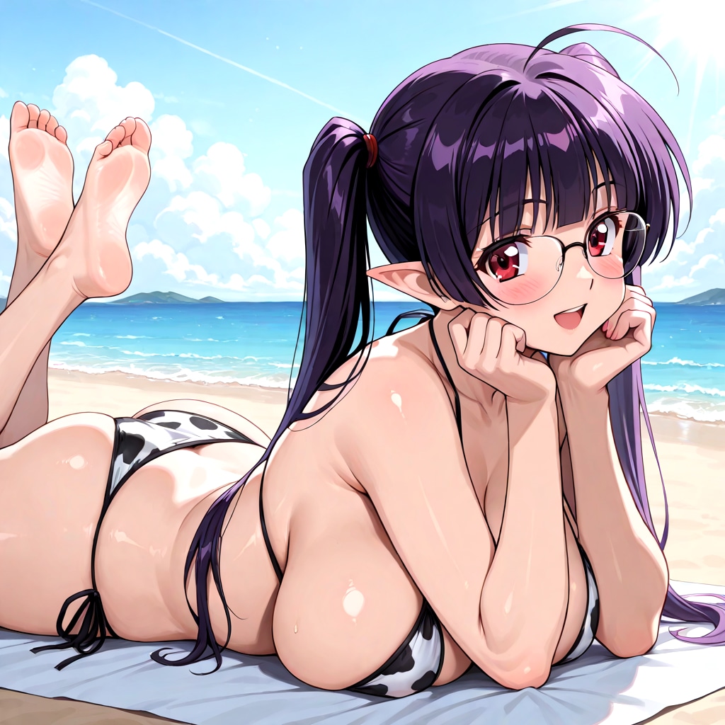牛柄ビキニ