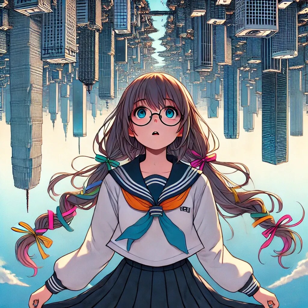 上下反転した都市