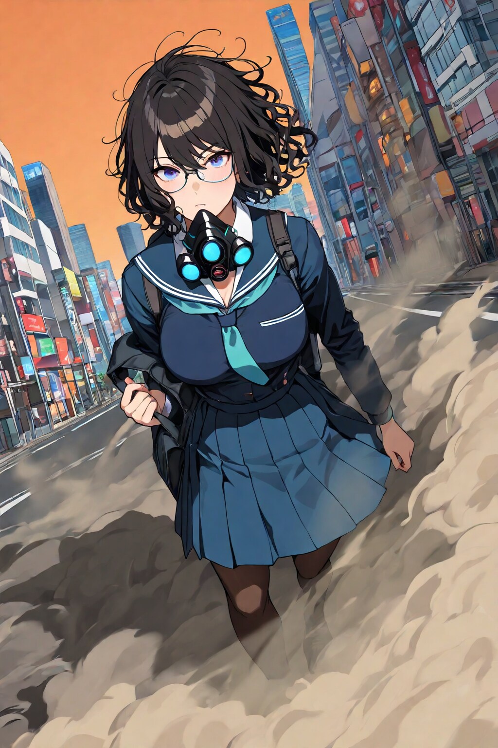 黄砂が来るぞ | の人気AIイラスト・グラビア