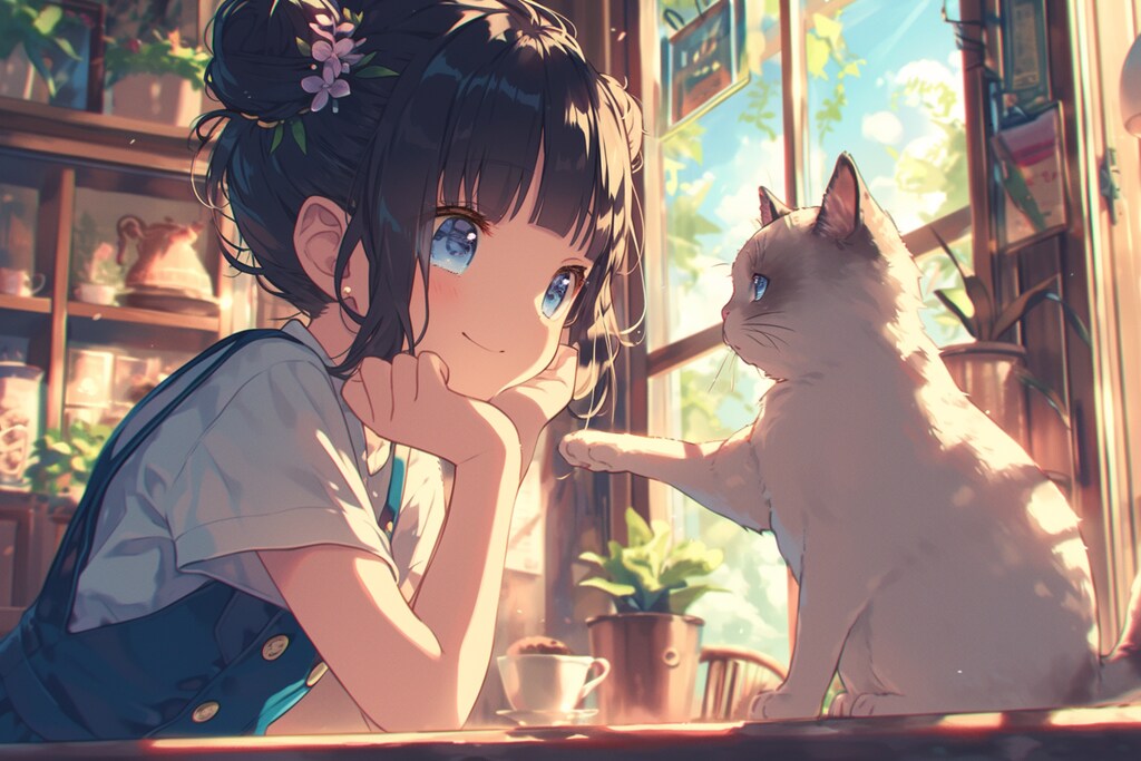 猫🐈とおだんごちゃん🍡✨41