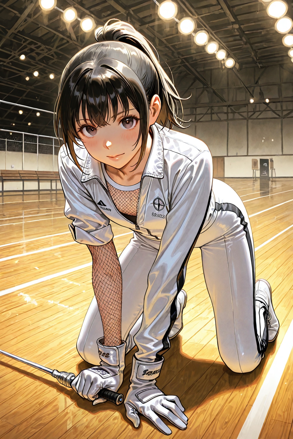 フェンシングに見えないフェンシング女子