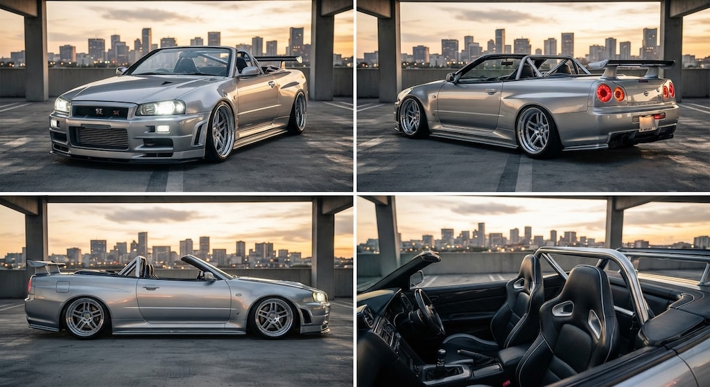 R34GT-Rオープンカー